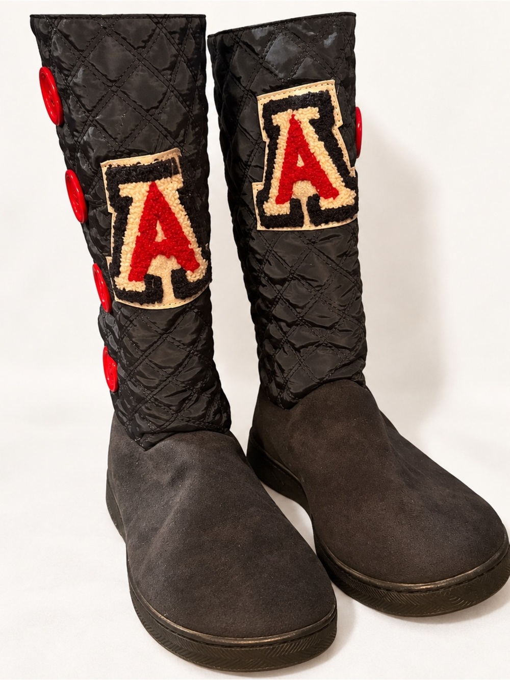 University of Arizona Wildcats Navy Blue Quilted Boots – Size 7/8 - U OF A